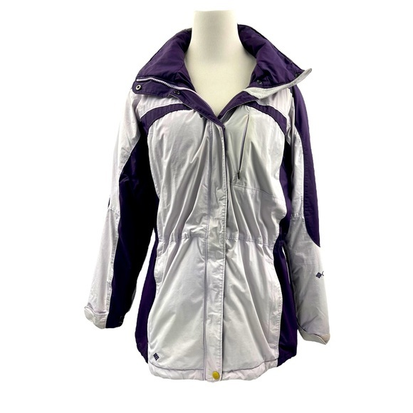 Columbia Jackets & Blazers - Columbia Full Zip‎ Hooded Coat in Purple Size Small Women's